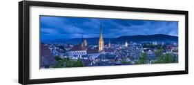 City Skyline, Zurich, Switzerland-Jon Arnold-Framed Photographic Print