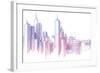 City Skyline-Leks-Framed Art Print