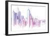 City Skyline-Leks-Framed Art Print