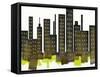 City Skyline-prawny-Framed Stretched Canvas