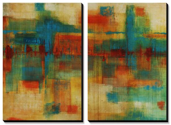 City Spectrum-Joshua Schicker-Stretched Canvas