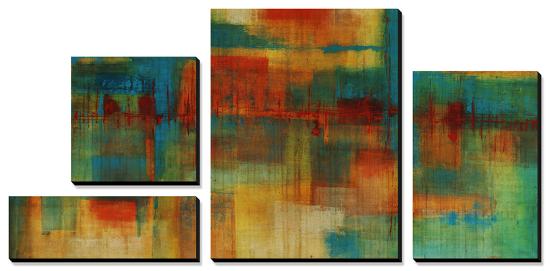 City Spectrum-Joshua Schicker-Stretched Canvas