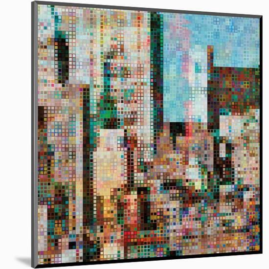 City Square 2-James Burghardt-Mounted Giclee Print