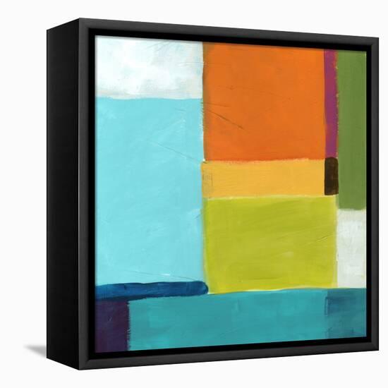 City Square III-Erica J. Vess-Framed Stretched Canvas