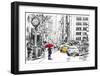 City Street Study-Loui Jover-Framed Art Print