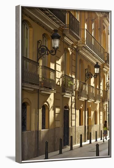 City Streets, Valencia, Spain, Europe-Neil Farrin-Framed Photographic Print