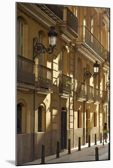 City Streets, Valencia, Spain, Europe-Neil Farrin-Mounted Photographic Print