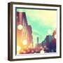 City Stroll I-Acosta-Framed Premium Giclee Print