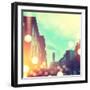 City Stroll I-Acosta-Framed Premium Giclee Print