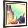 City Stroll I-Acosta-Framed Art Print