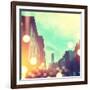 City Stroll I-Acosta-Framed Art Print