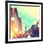 City Stroll I-Acosta-Framed Art Print