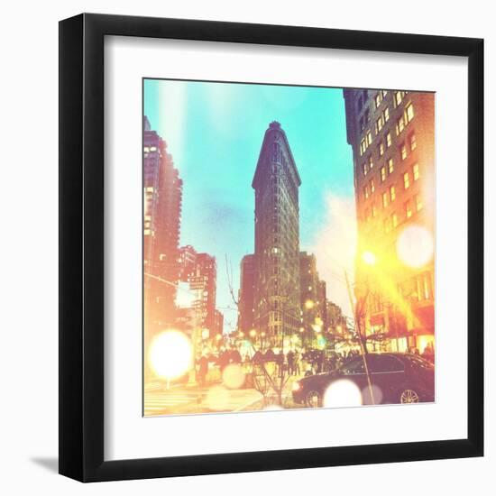 City Stroll II-Acosta-Framed Art Print