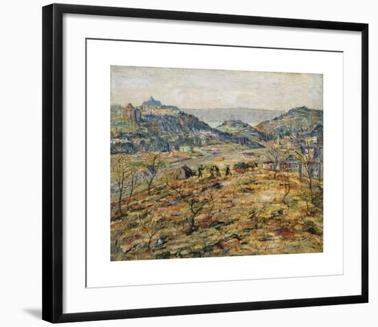 City Suburbs-Ernest Lawson-Framed Premium Giclee Print