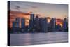 City Sunset-Michael Blanchette Photography-Stretched Canvas