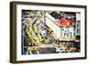 City Taxis II - In the Style of Oil Painting-Philippe Hugonnard-Framed Giclee Print