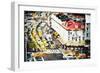 City Taxis II - In the Style of Oil Painting-Philippe Hugonnard-Framed Giclee Print