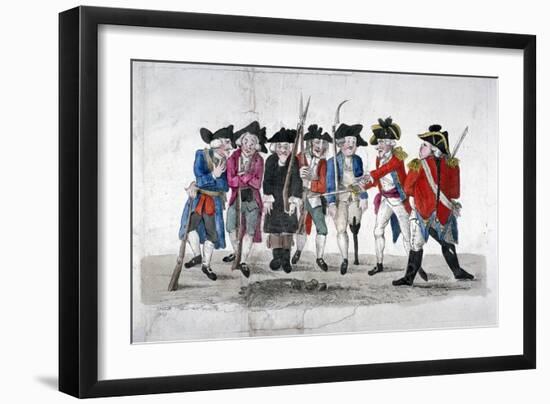 City Traind Bands, 1789-John Nixon-Framed Giclee Print