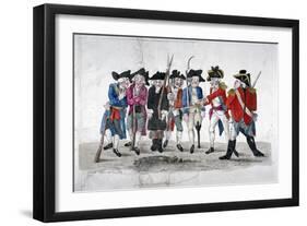 City Traind Bands, 1789-John Nixon-Framed Giclee Print