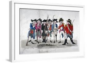 City Traind Bands, 1789-John Nixon-Framed Giclee Print