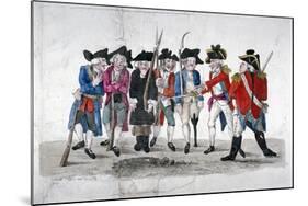 City Traind Bands, 1789-John Nixon-Mounted Giclee Print