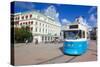 City Tram, Drottningtorget, Gothenburg, Sweden, Scandinavia, Europe-Frank Fell-Stretched Canvas