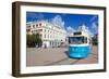 City Tram, Drottningtorget, Gothenburg, Sweden, Scandinavia, Europe-Frank Fell-Framed Photographic Print