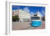 City Tram, Drottningtorget, Gothenburg, Sweden, Scandinavia, Europe-Frank Fell-Framed Photographic Print