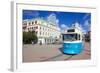 City Tram, Drottningtorget, Gothenburg, Sweden, Scandinavia, Europe-Frank Fell-Framed Photographic Print