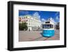 City Tram, Drottningtorget, Gothenburg, Sweden, Scandinavia, Europe-Frank Fell-Framed Photographic Print