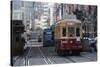 City Tram, Hiroshima, Western Honshu, Japan, Asia-Stuart Black-Stretched Canvas