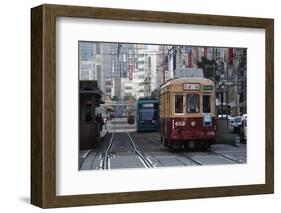 City Tram, Hiroshima, Western Honshu, Japan, Asia-Stuart Black-Framed Photographic Print