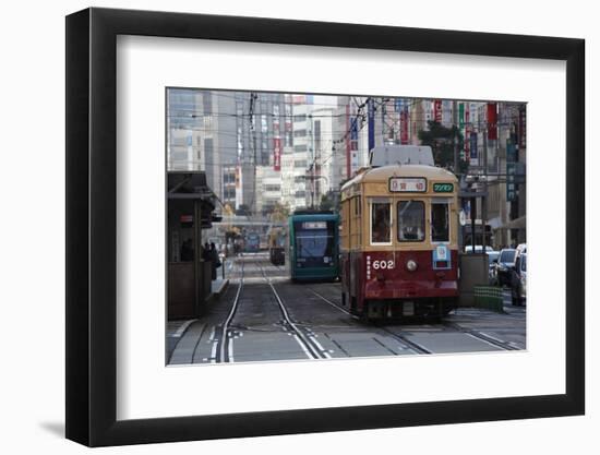 City Tram, Hiroshima, Western Honshu, Japan, Asia-Stuart Black-Framed Photographic Print