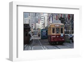 City Tram, Hiroshima, Western Honshu, Japan, Asia-Stuart Black-Framed Photographic Print