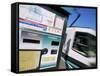 City Trams, Piccadilly Gardens, Manchester, England, United Kingdom-Neale Clarke-Framed Stretched Canvas