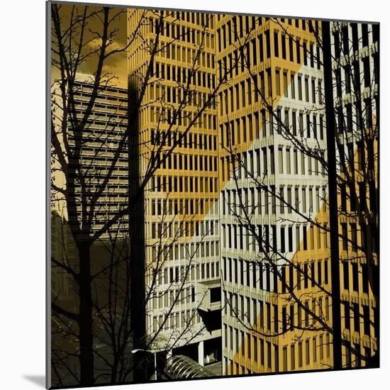 City Trees II-Kevin Calaguiro-Mounted Art Print