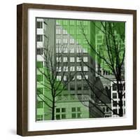 City Trees III-Kevin Calaguiro-Framed Art Print