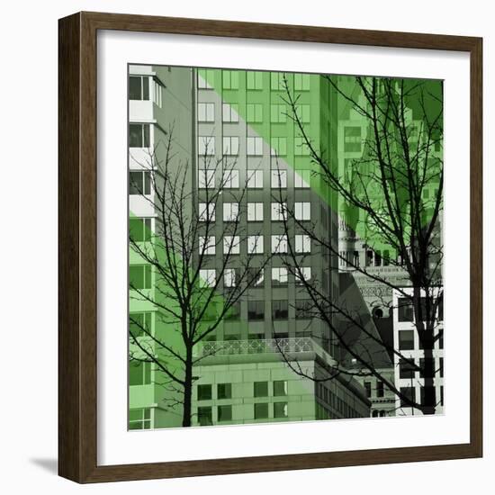 City Trees III-Kevin Calaguiro-Framed Art Print