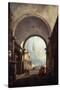 City View, 1770s-Francesco Guardi-Stretched Canvas