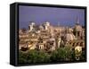 City View and Monumento Vittorio Emanuele Il, The Vatican, Rome, Italy-Walter Bibikow-Framed Stretched Canvas
