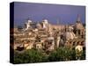 City View and Monumento Vittorio Emanuele Il, The Vatican, Rome, Italy-Walter Bibikow-Stretched Canvas
