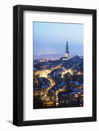 City View, Bern, Switzerland, Europe-Christian Kober-Framed Photographic Print