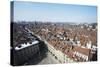 City View from Berner Munster, Bern, Switzerland, Europe-Christian Kober-Stretched Canvas