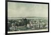 City View from City Hall Tower - Alameda, CA-Lantern Press-Framed Art Print