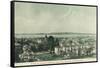 City View from City Hall Tower - Alameda, CA-Lantern Press-Framed Stretched Canvas