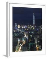 City View from Observatory Tower, Taipei City, Taiwan-Christian Kober-Framed Photographic Print