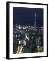 City View from Observatory Tower, Taipei City, Taiwan-Christian Kober-Framed Photographic Print