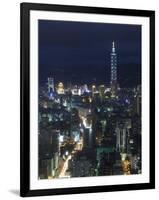 City View from Observatory Tower, Taipei City, Taiwan-Christian Kober-Framed Photographic Print