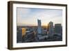 City View from Palace of Culture and Science, Warsaw, Poland, Europe-Christian Kober-Framed Photographic Print