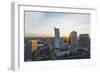 City View from Palace of Culture and Science, Warsaw, Poland, Europe-Christian Kober-Framed Photographic Print